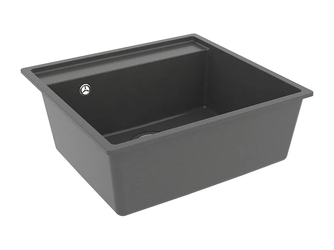 Évier de cuisine avec grise 53 x 50 x 20.3 cm 02_0002382