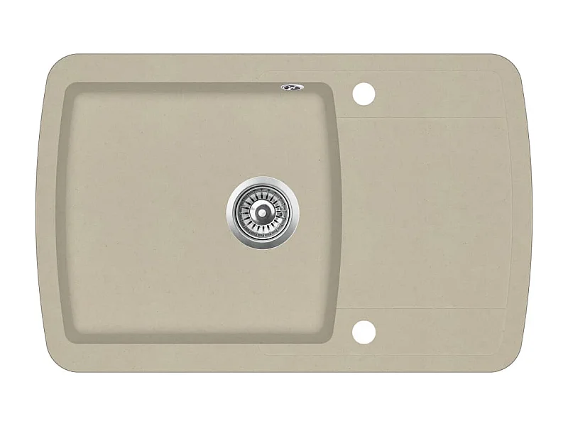 Pia de cozinha cuba simples 78 x 50 cm granito bege 02_0002337