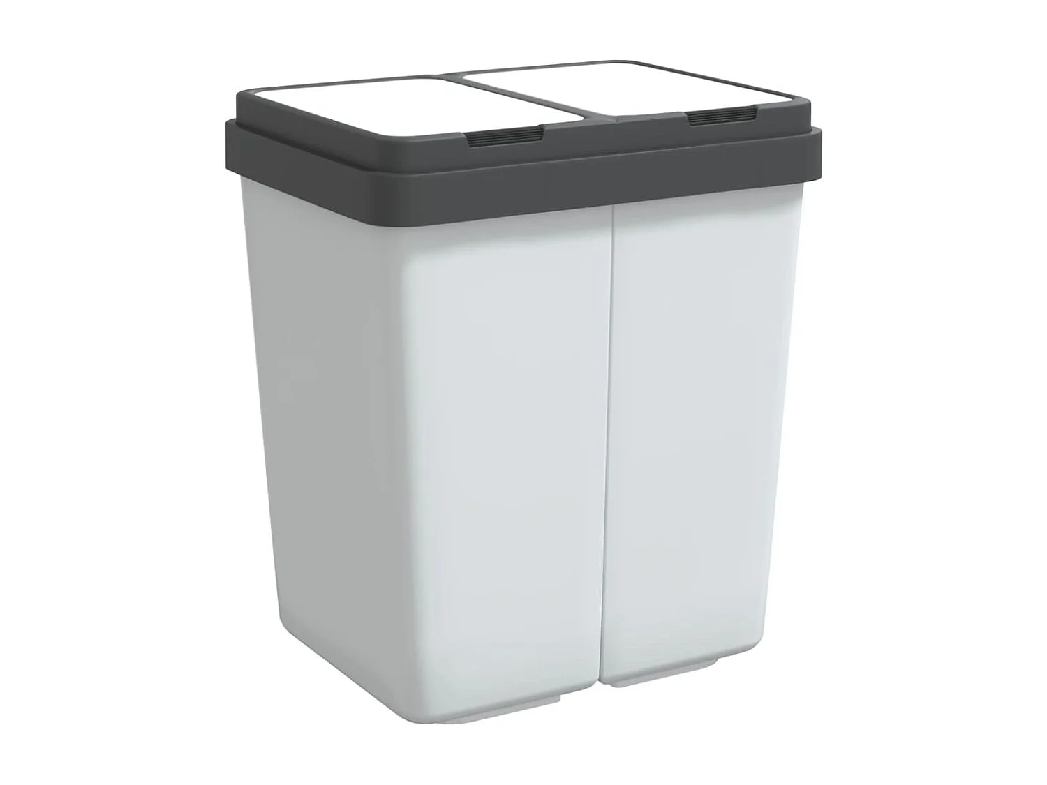 Lixeira dupla 2 x 25 litros branca 02_0043840