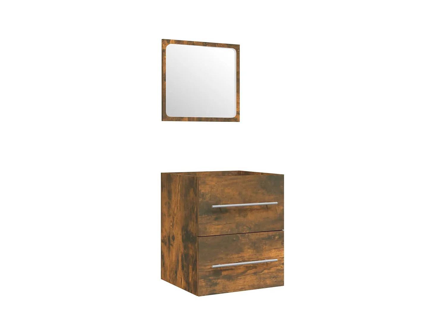 Meuble lavabo avec bassin bois marron 41 x 38.5 x 48 cm 02_0006868