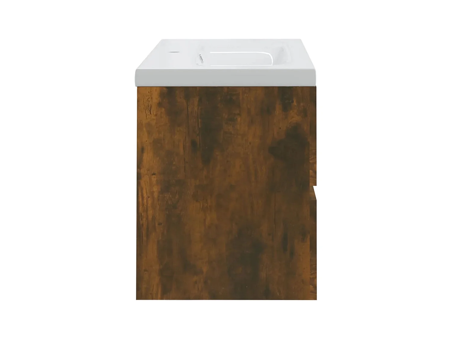 Móvel lavatório com lavatório integrado 80 x 38,5 x 45 cm madeira maciça marrom 02_0006867