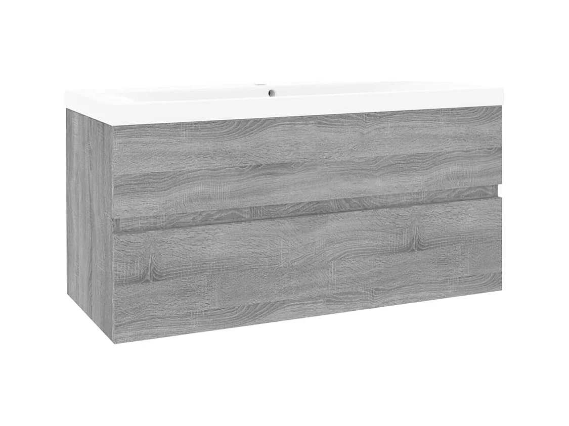 Móvel lavatório com lavatório integrado 91 x 39,5 x 18,5 cm madeira engenharia cinza sonoma 02_0006881