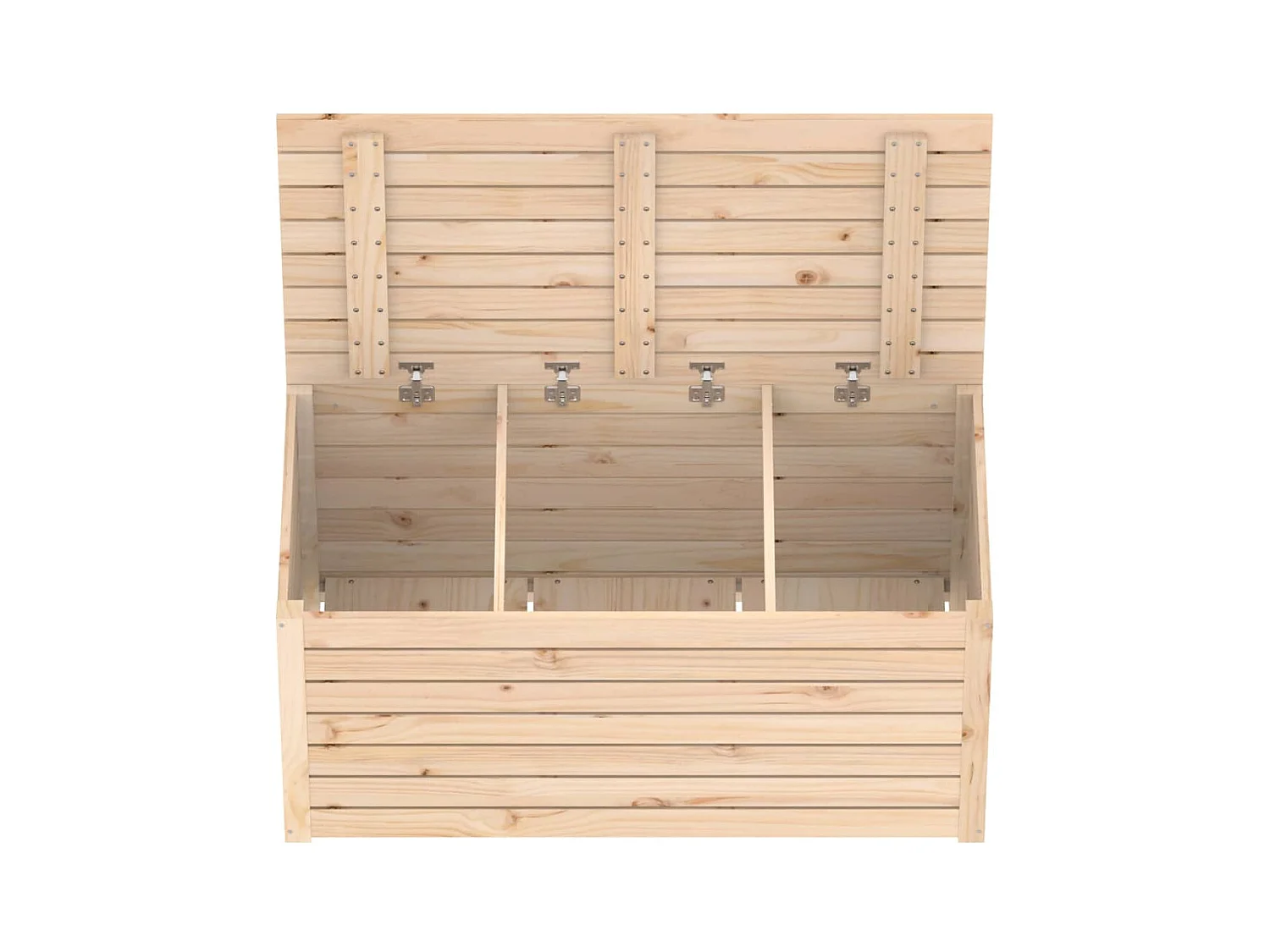 Jardinera de jardín 101 x 50,5 x 46,5 cm madera maciza de pino 02_0012986