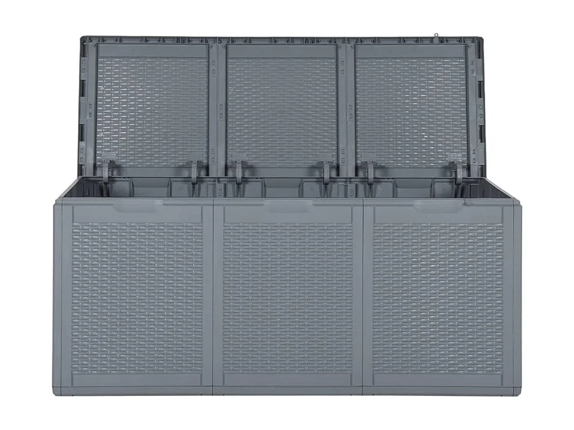 Coffre boîte meuble de grise 118.5 x 44.5 x 51 cm 02_0013091