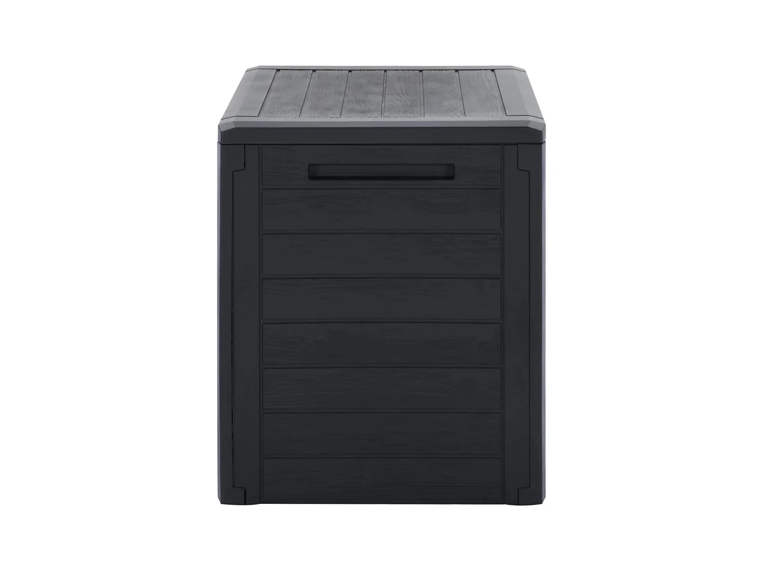 Caja de almacenaje para jardín antracita 58,5 x 46 x 55 cm polipropileno 02_0013142