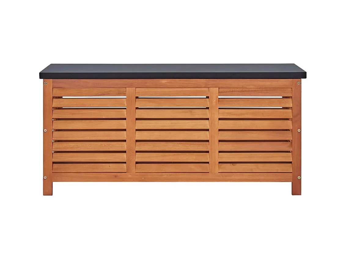 Coffre boîte meuble de marron 117 x 50 x 55 cm 02_0013002