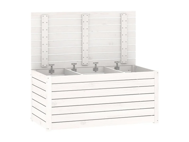 Box da giardino 101 x 50,5 x 46,5 cm in legno massello di pino bianco 02_0012991