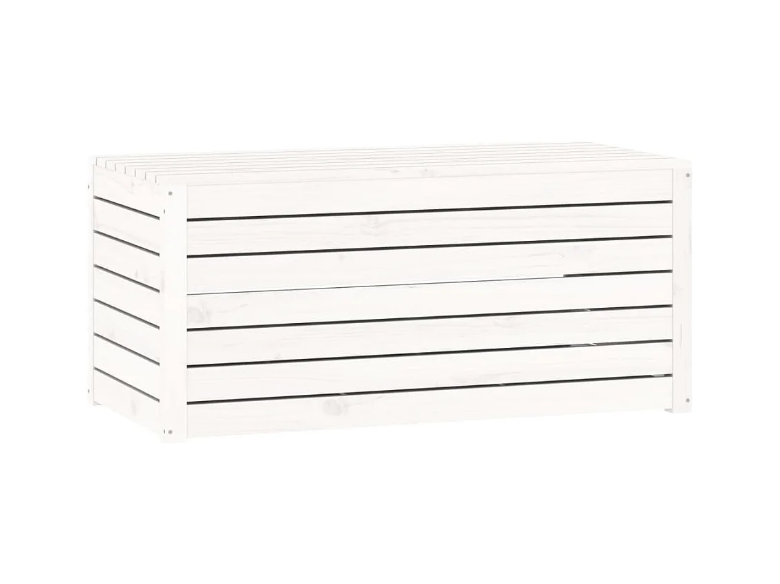 Boîte de jardin 101 bois blanche 101 x 50.5 x 46.5 cm 02_0012991