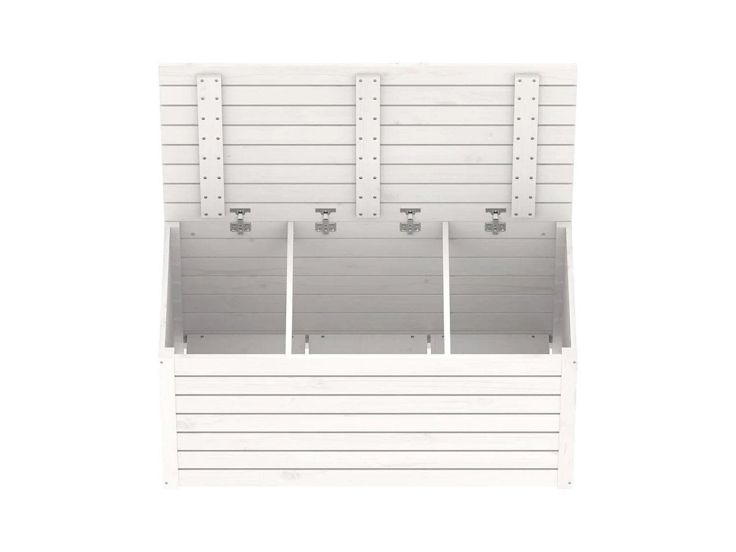 Boîte de jardin 101 bois blanche 101 x 50.5 x 46.5 cm 02_0012991