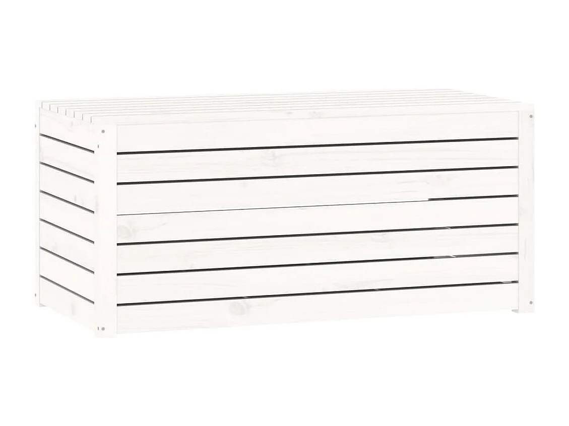 Box da giardino 101 x 50,5 x 46,5 cm in legno massello di pino bianco 02_0012991
