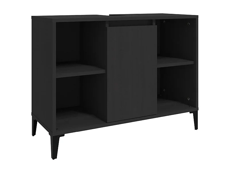 Meuble d'évier sous lavabo bois marron 80 x 33 x 60 cm 02_0006845