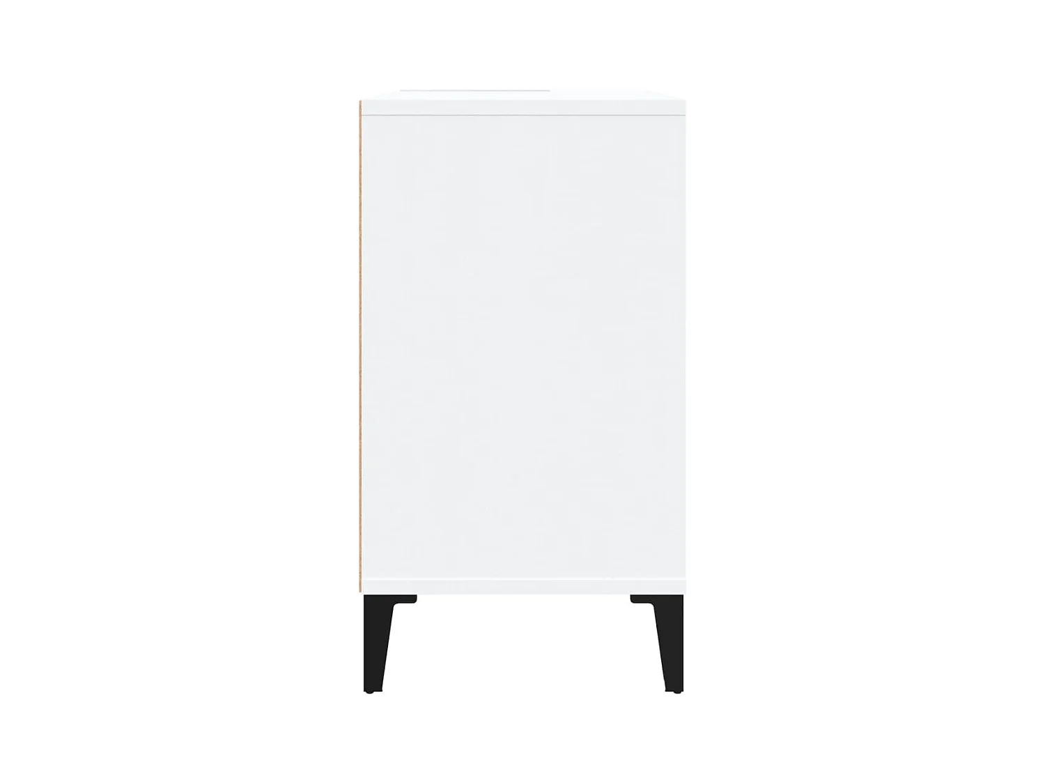 Móvel de pia 80 x 33 x 60 cm madeira de engenharia branca 02_0006808