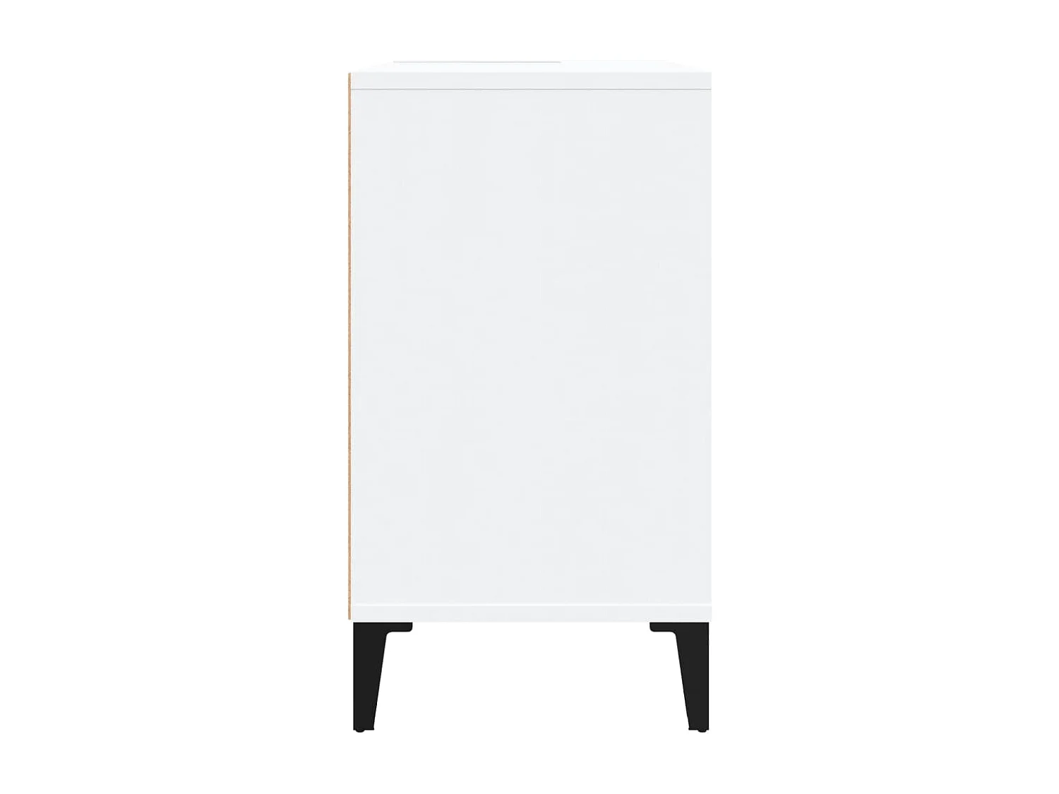 Móvel de pia 80 x 33 x 60 cm madeira de engenharia branca 02_0006808