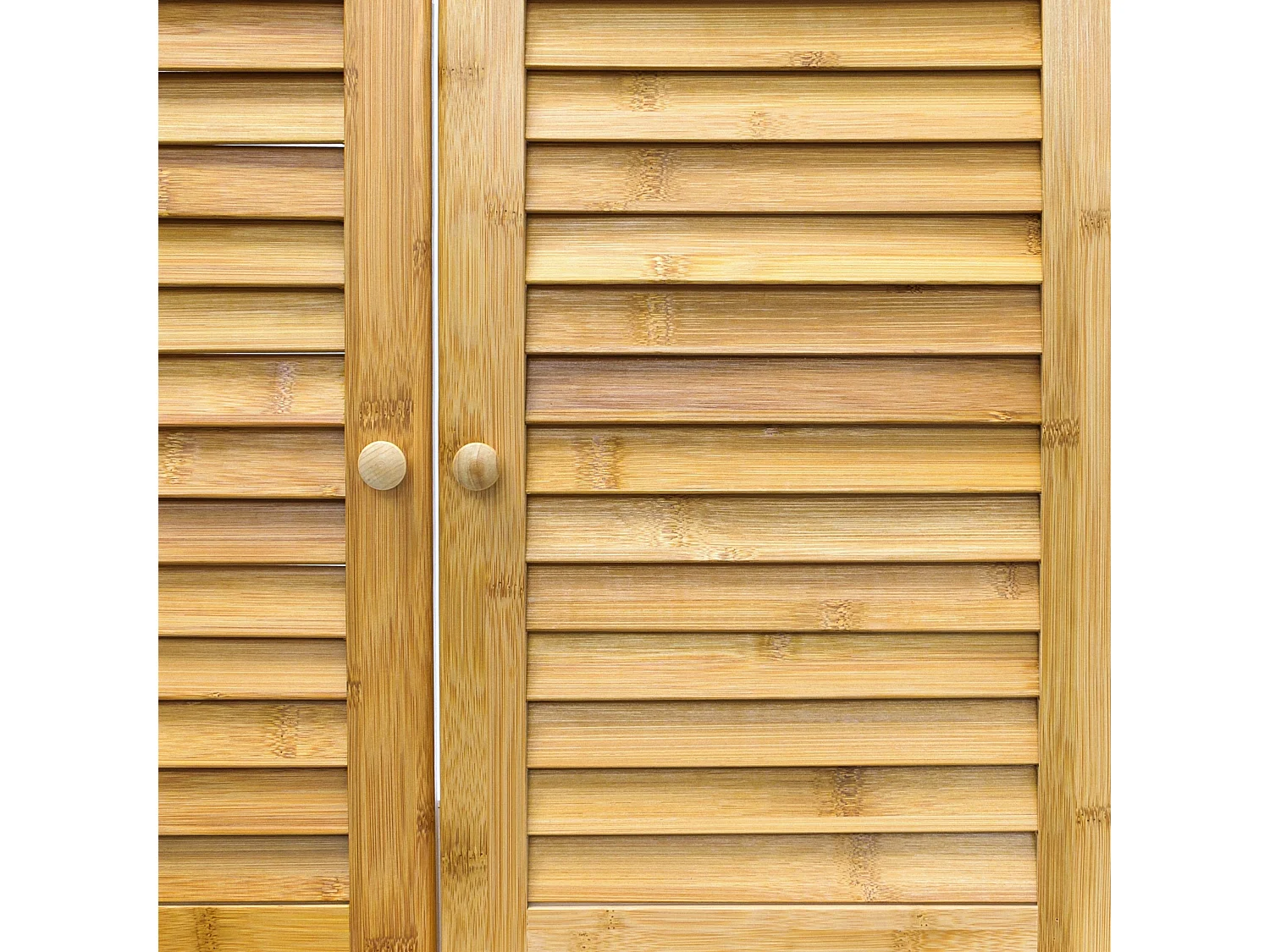 Mueble bajo lavabo de bambú con dos puertas 3213061