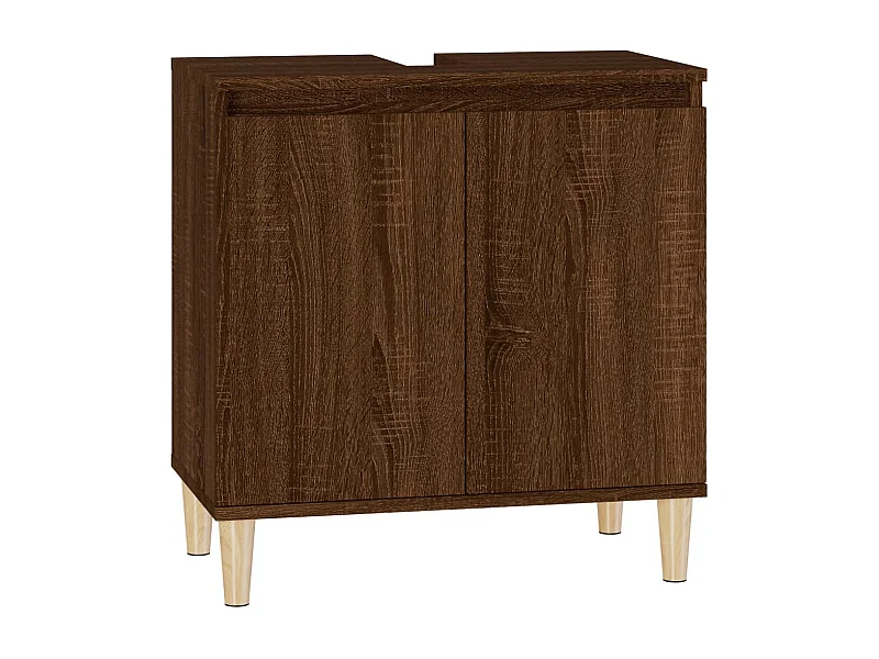 Mueble para fregadero 58 x 33 x 60 cm madera contrachapada marrón 02_0006823