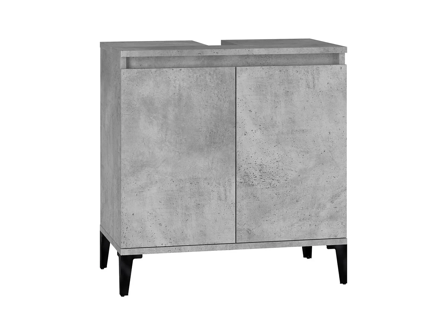 Móvel de pia 58 x 33 x 60 cm madeira concreto cinza 02_0006836