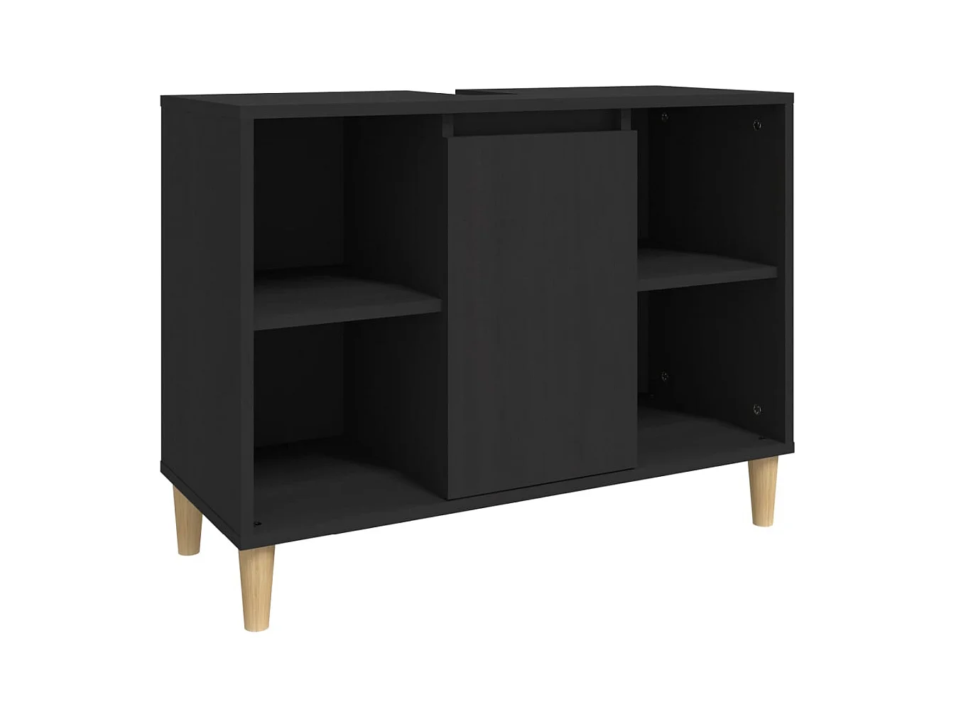 Mobile lavello 80 x 33 x 60 cm multistrato nero 02_0006846