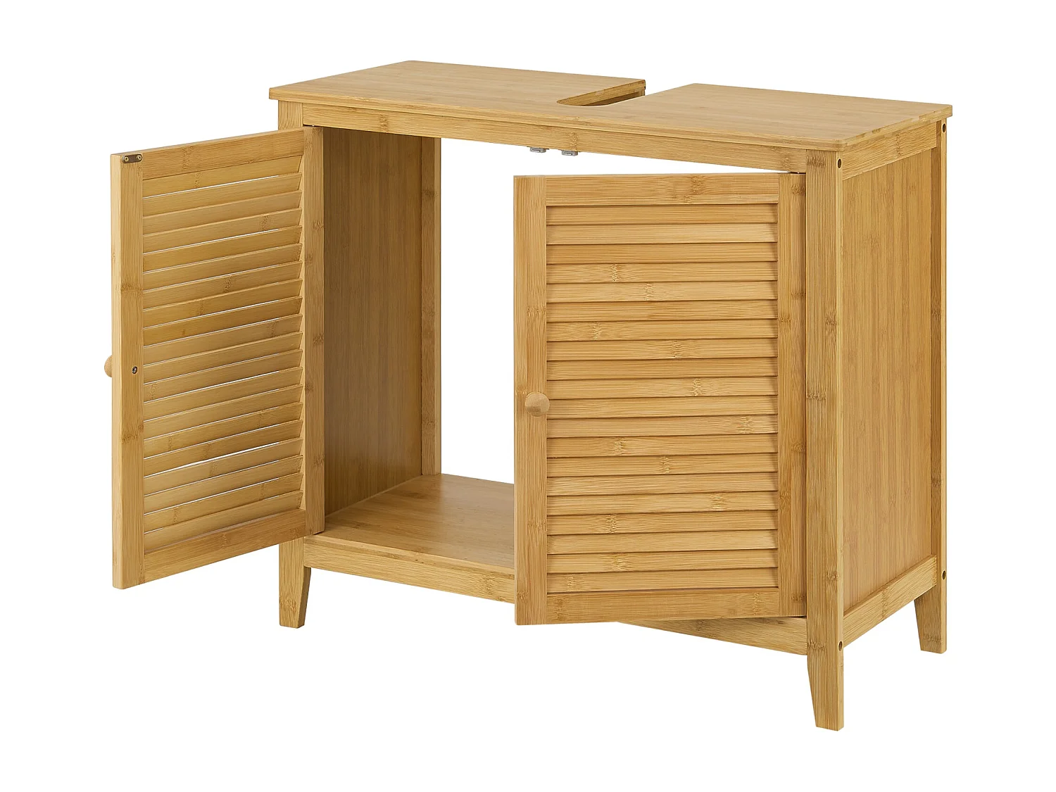 Meuble sous lavabo avec bambou marron 60 x 67 x 30 cm 03_0007738