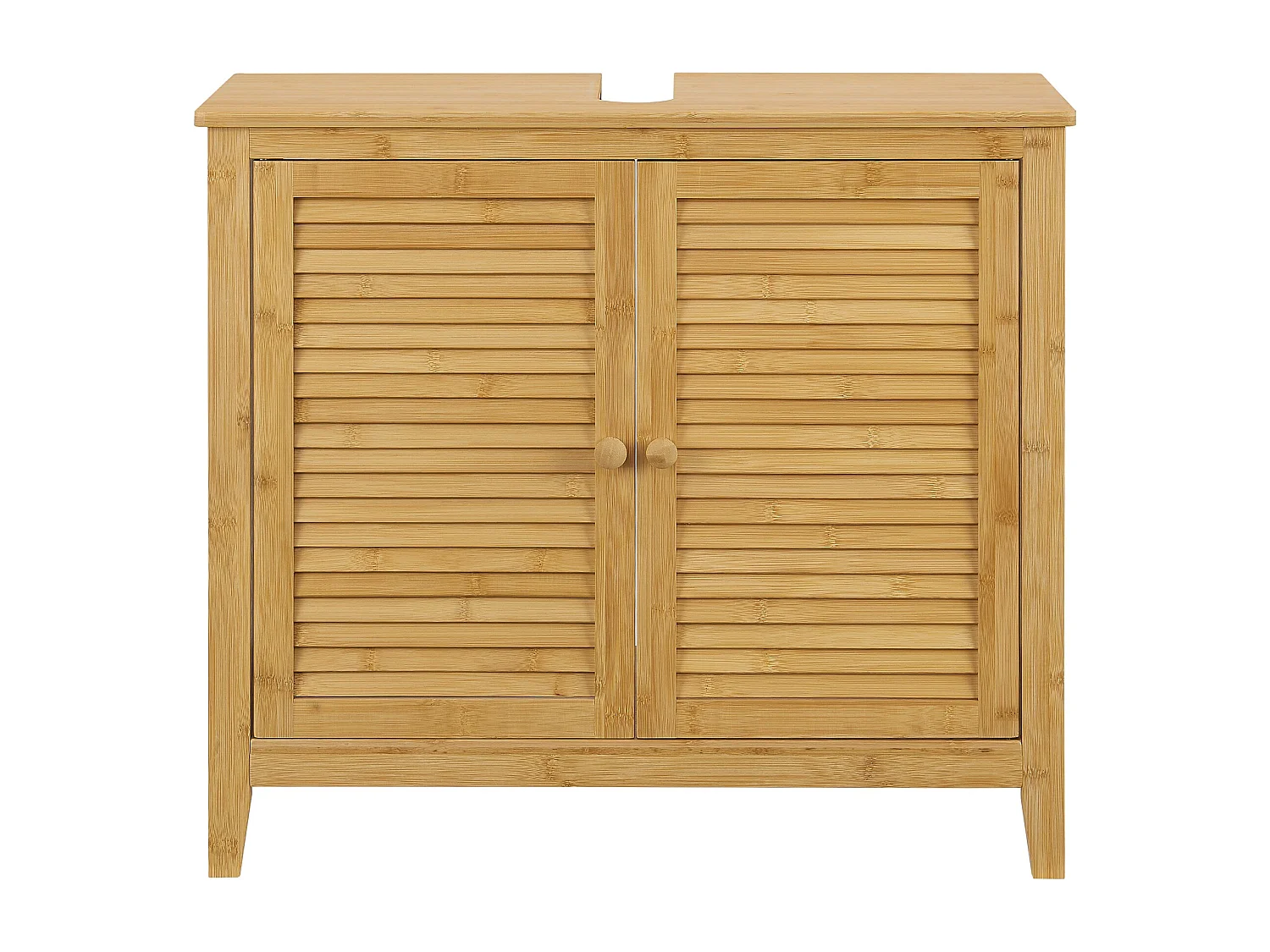 Meuble sous lavabo avec bambou marron 60 x 67 x 30 cm 03_0007738
