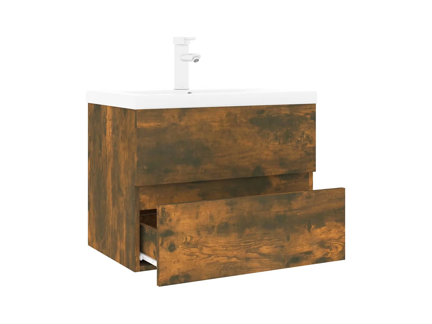 Móvel lavatório 60 x 38,5 x 45 cm com lavatório integrado em madeira de carvalho fumado 02_0006873