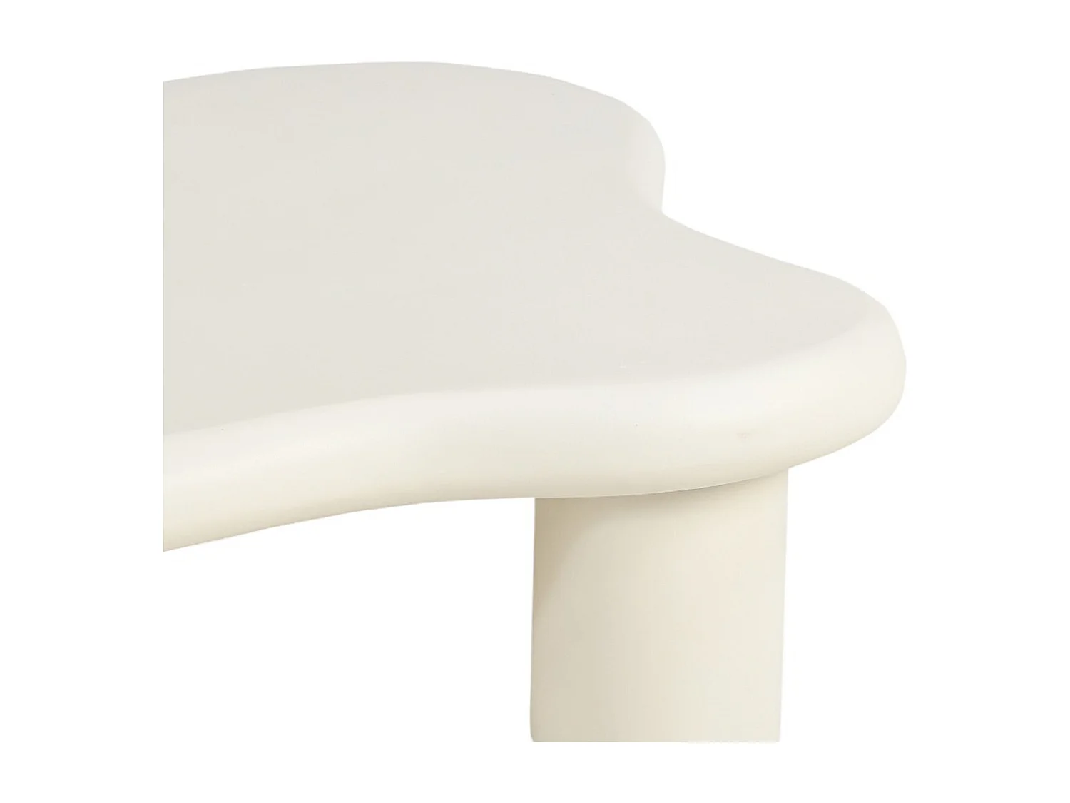 MONA-Table basse organique en Béton enduit