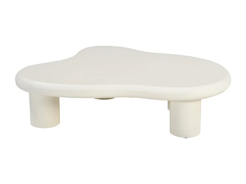 MONA-Table basse organique en Béton enduit