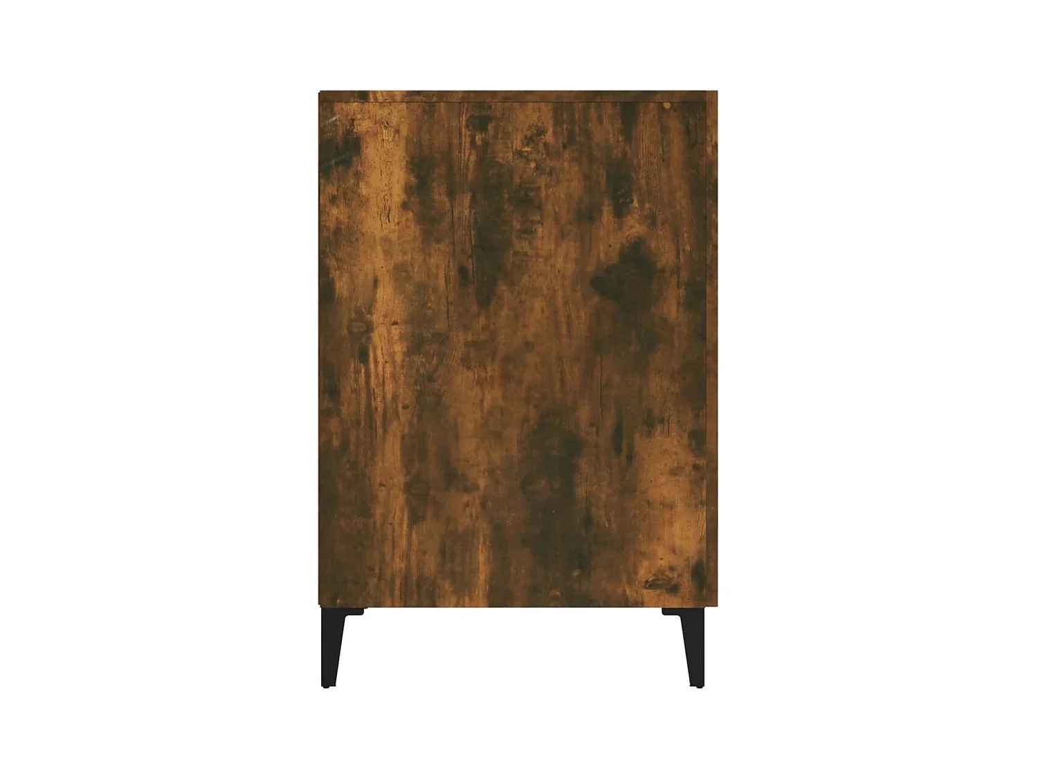 Scrivania tavolo postazione di lavoro mobile per computer studio IT rovere affumicato 140 x 50 x 75 cm derivati ​​del legno marrone 02_0023580