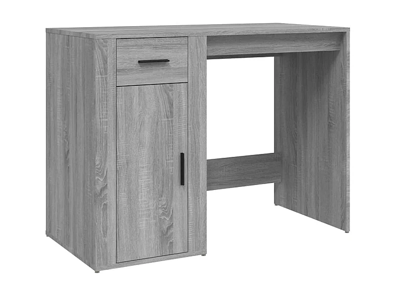 Bureau table poste de bois marron 100 x 49 x 75 cm 02_0023936