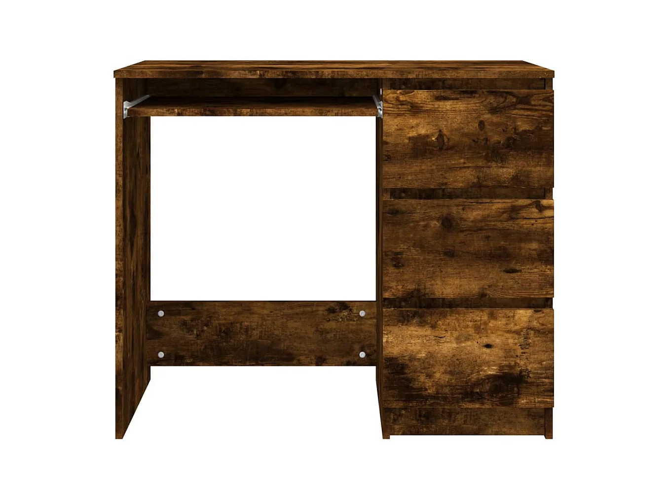 Bureau table poste de bois marron 90 x 45 x 76 cm 02_0023593