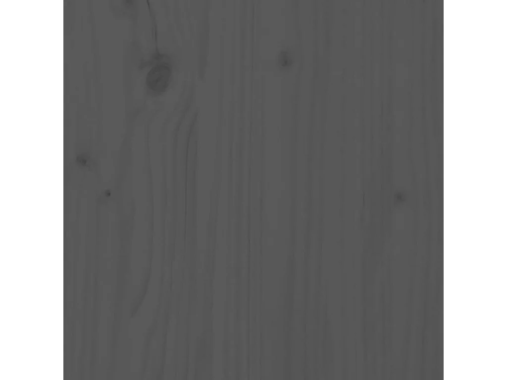 Scrivania tavolo postazione di lavoro mobile per computer studio 110 x 53 x 117 cm legno massello di pino grigio 02_0023823