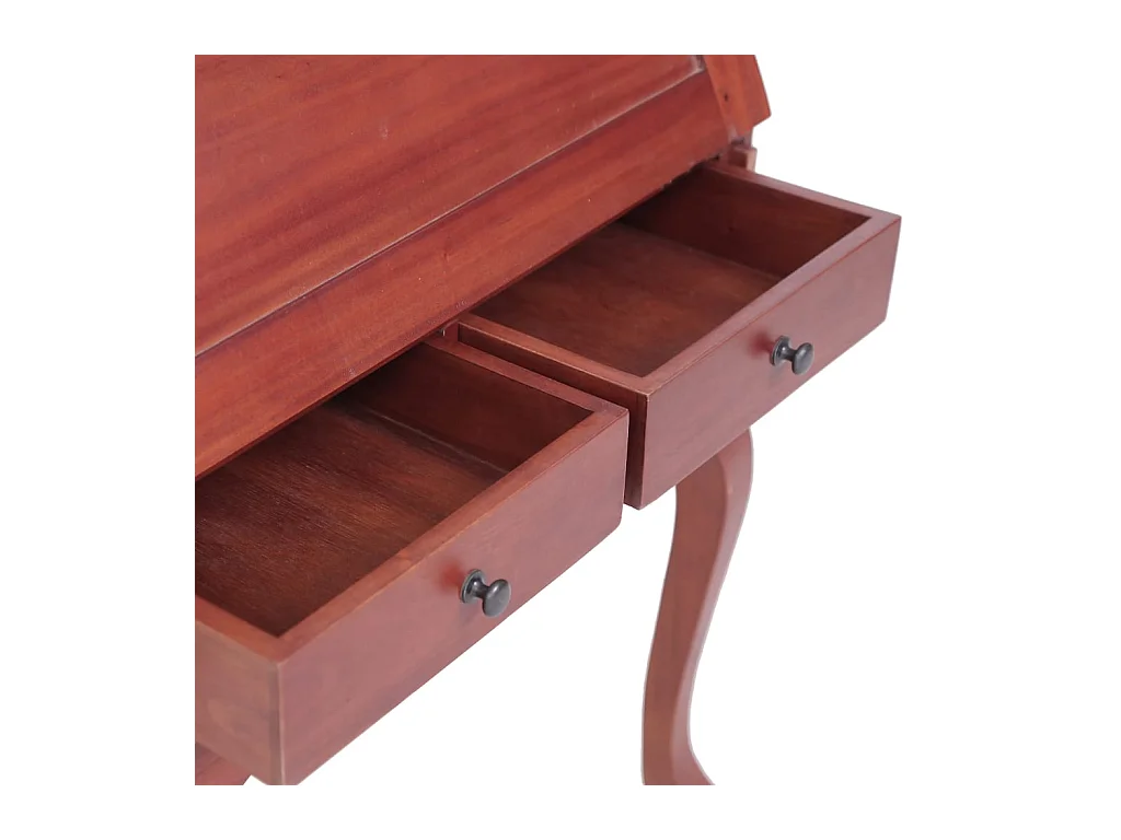 Bureau table poste de bois marron 78 x 42 x 103 cm 02_0023935