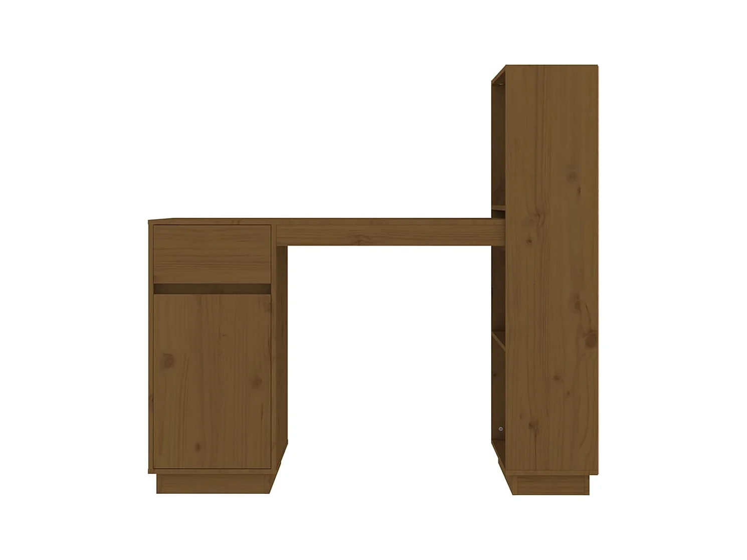 Bureau table poste de bois marron 110 x 53 x 117 cm 02_0023872