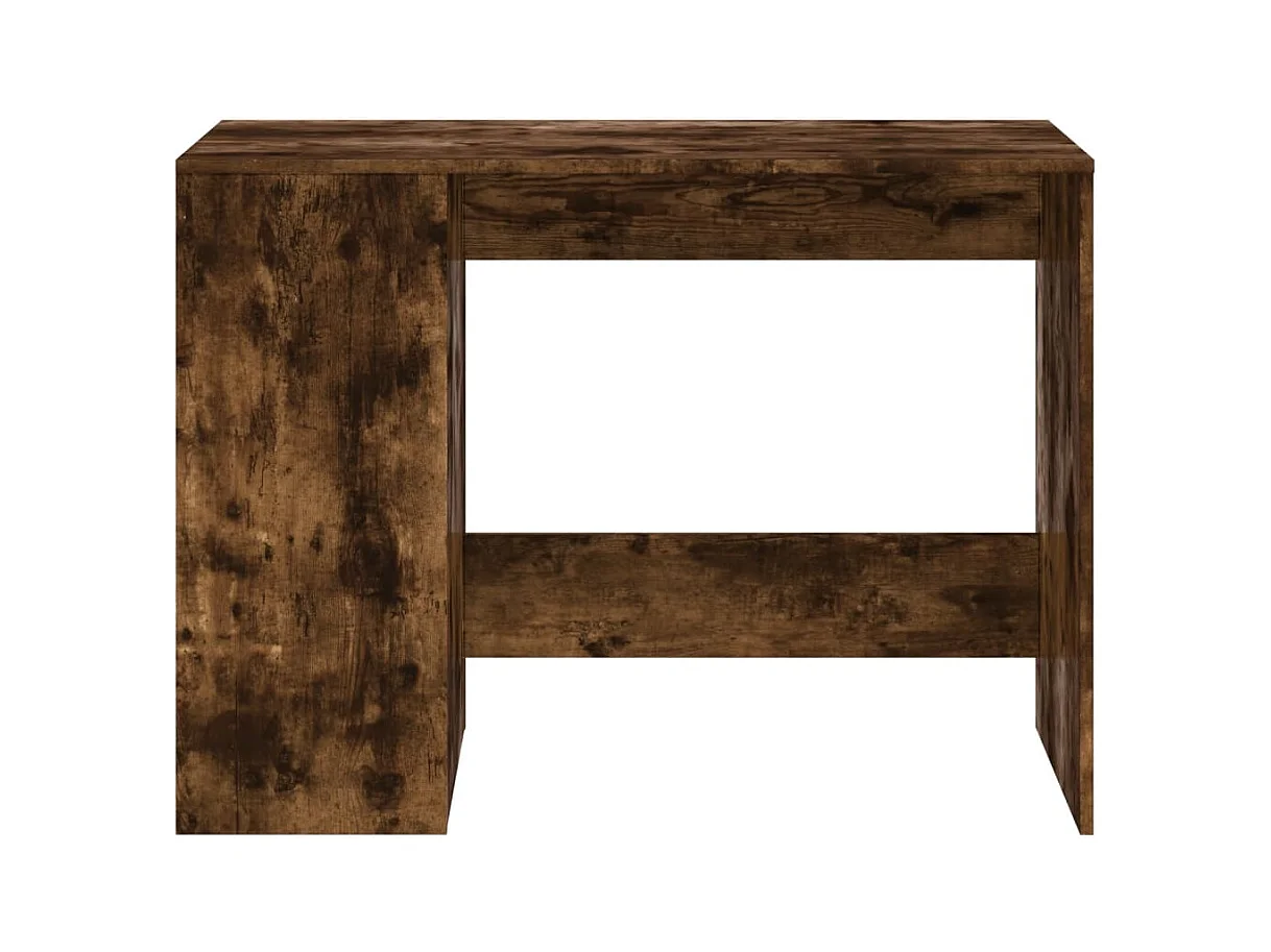 Bureau table poste de bois marron 102 x 50 x 75 cm 02_0023570
