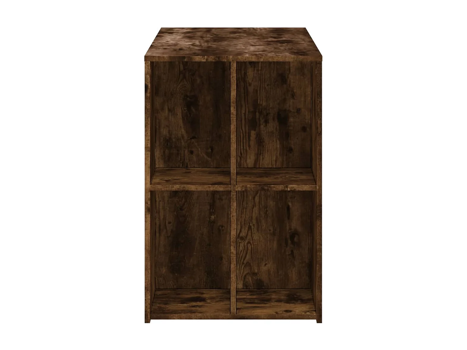 Mesa de escritorio puesto de trabajo mueble para ordenador estudio informático roble ahumado 102 x 50 x 75 cm madera contrachapada marrón 02_0023570