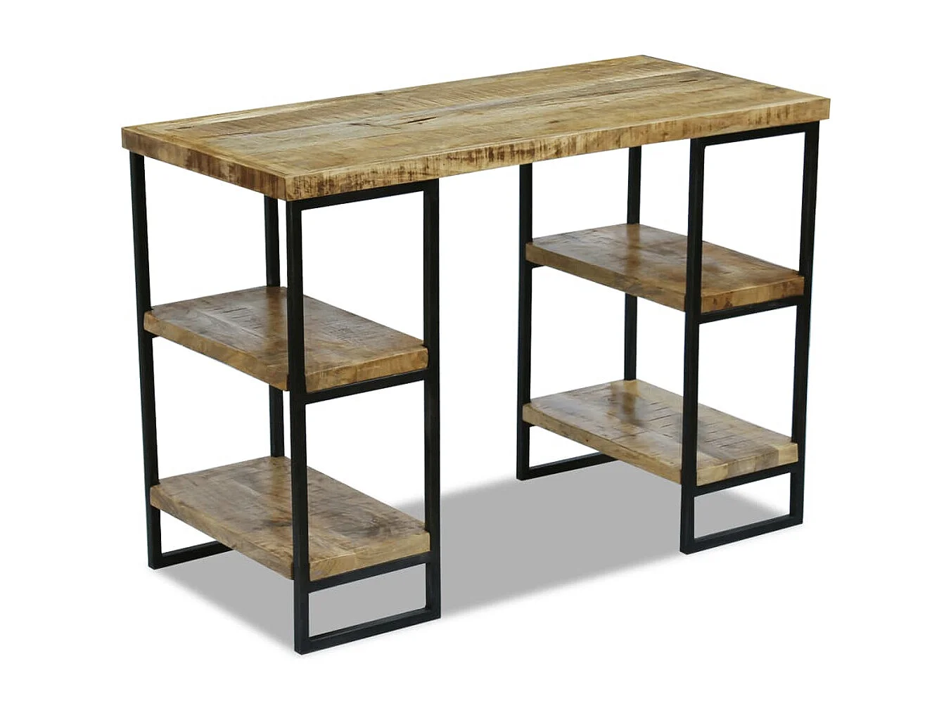 Bureau table poste de bois marron 110 x 50 x 76 cm 02_0023779