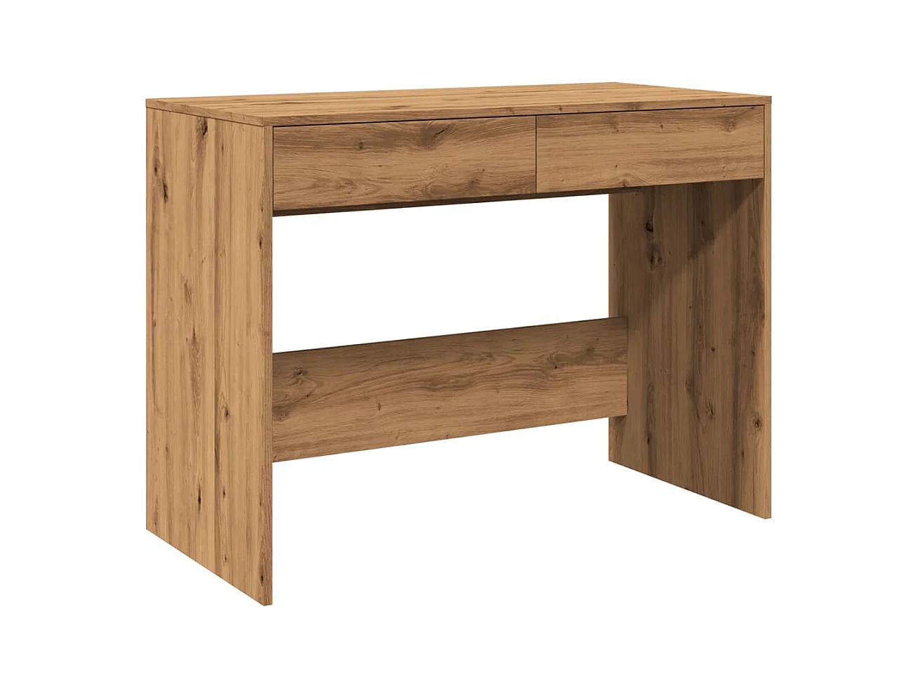 Bureau table poste de bois marron 101 x 50 x 76.5 cm 02_0023559