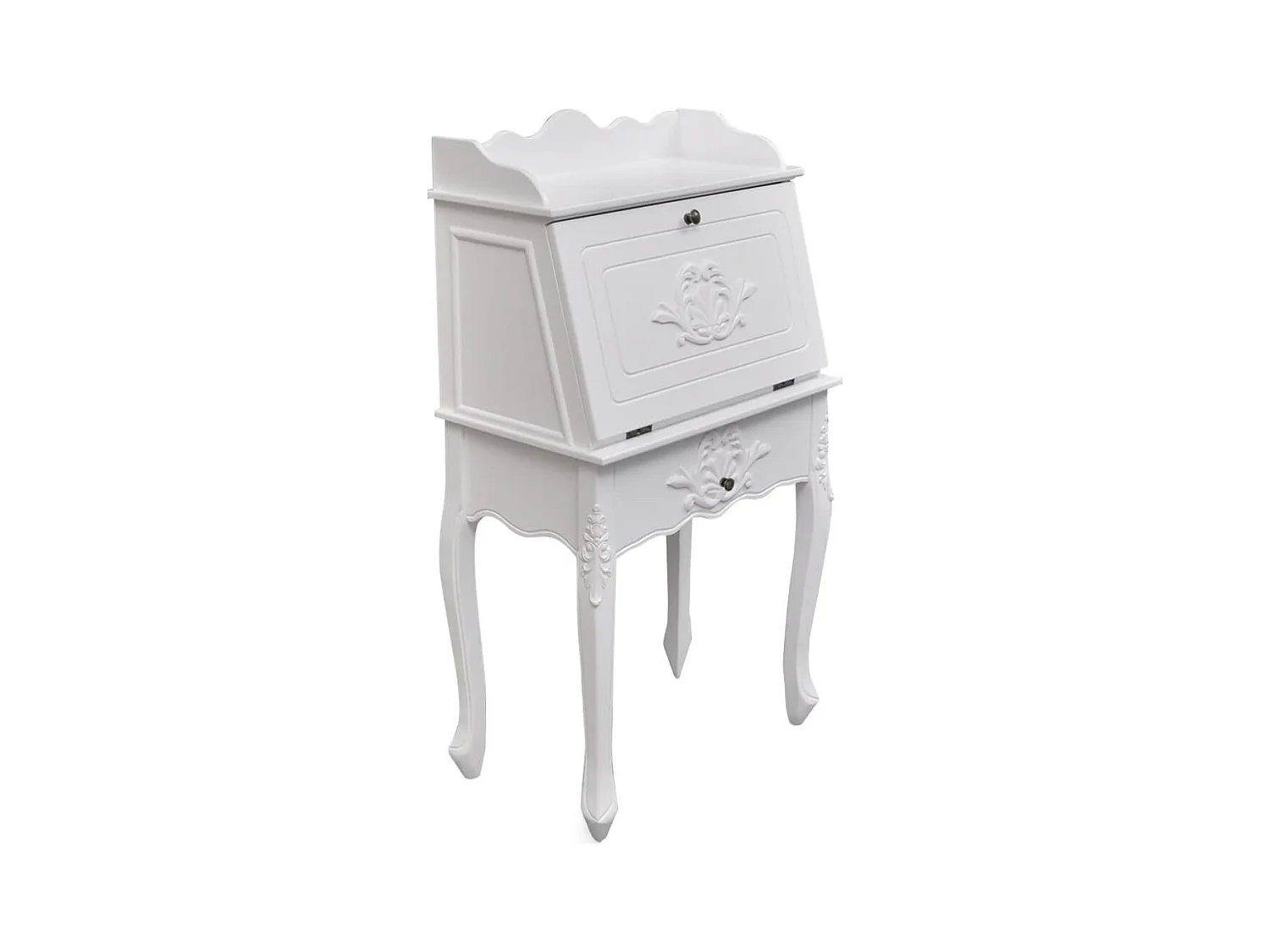 Bureau table poste de bois blanche 60 x 36.4 x 111 cm 02_0023780