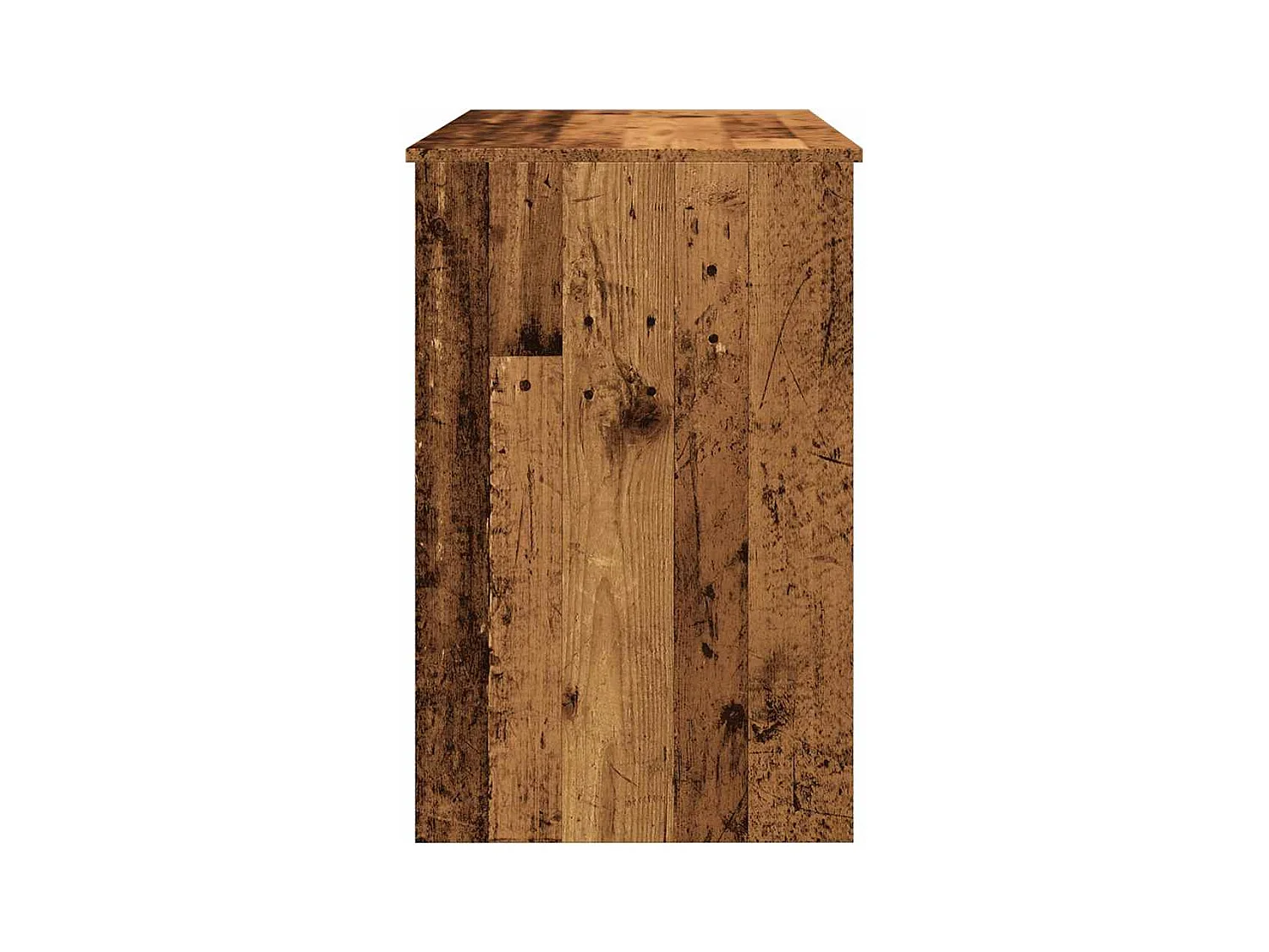 Scrivania tavolo postazione di lavoro mobile per computer studio IT legno vecchio 100 x 50 x 76 cm derivati ​​del legno marrone 02_0023972