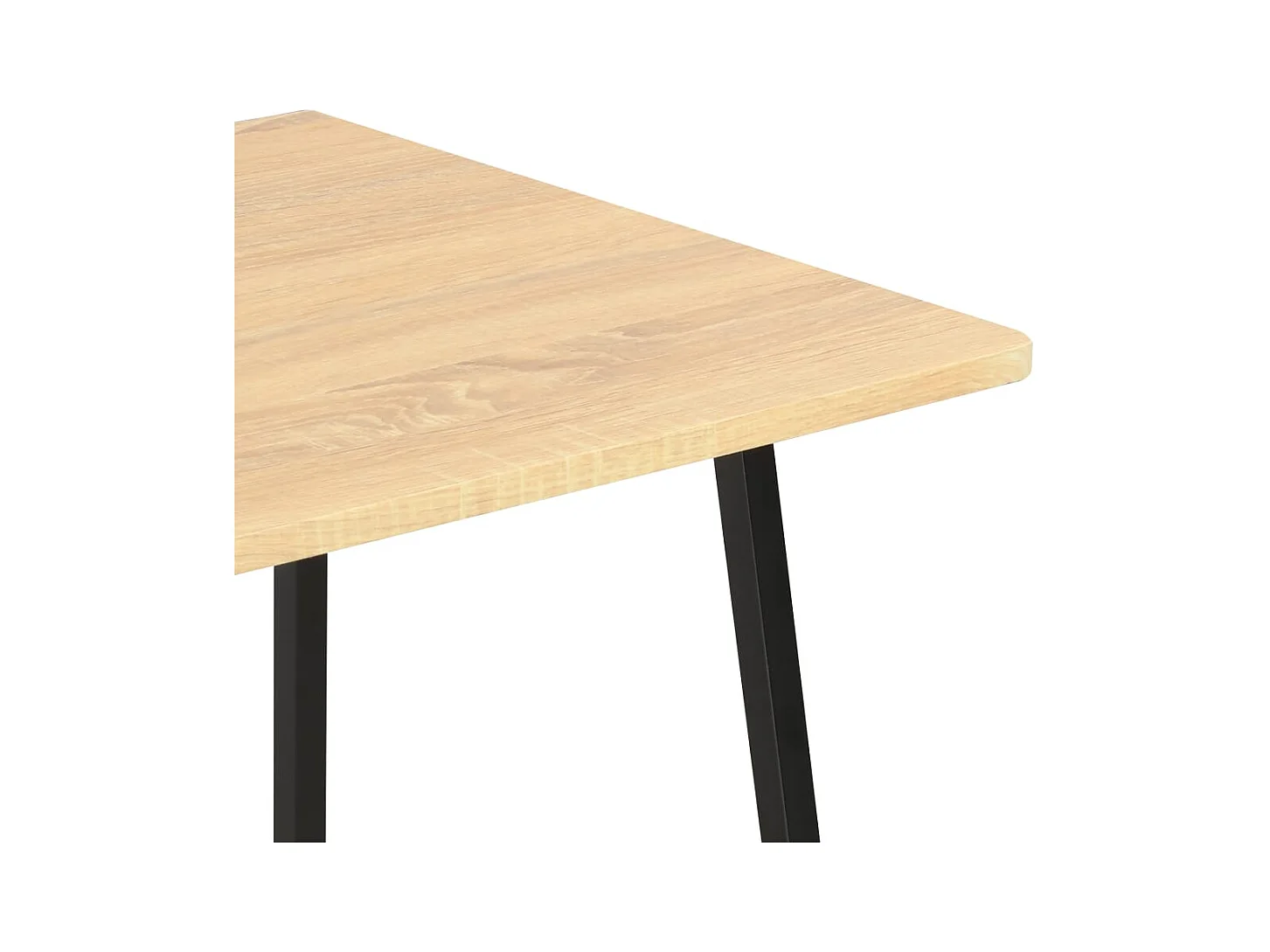 Scrivania tavolo postazione di lavoro mobile per computer studio con ripiano e rovere 102 x 50 x 117 cm nero 02_0023479