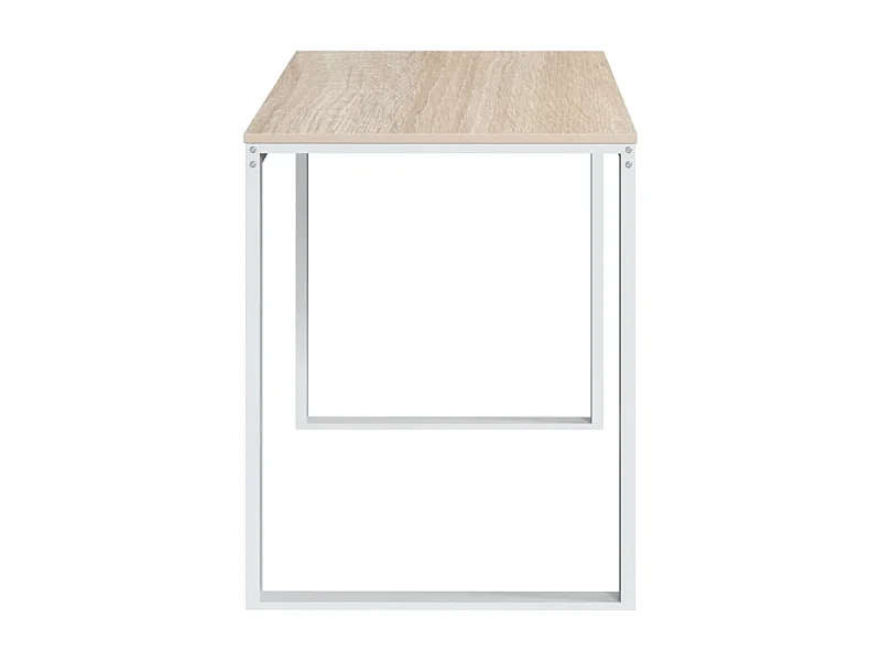 Mesa escritorio puesto de trabajo mueble ordenador estudio ordenador y roble 110 x 60 x 73 cm Aglomerado marrón 02_0023720