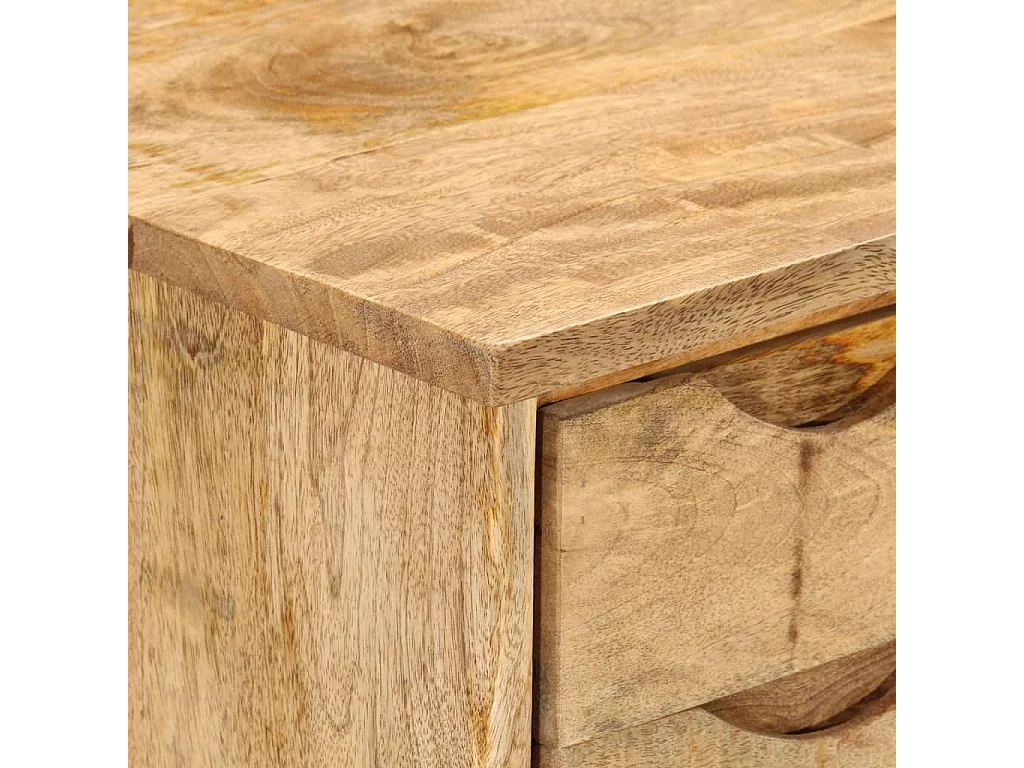 Bureau table poste de bois marron 110 x 47 x 76 cm 02_0023462