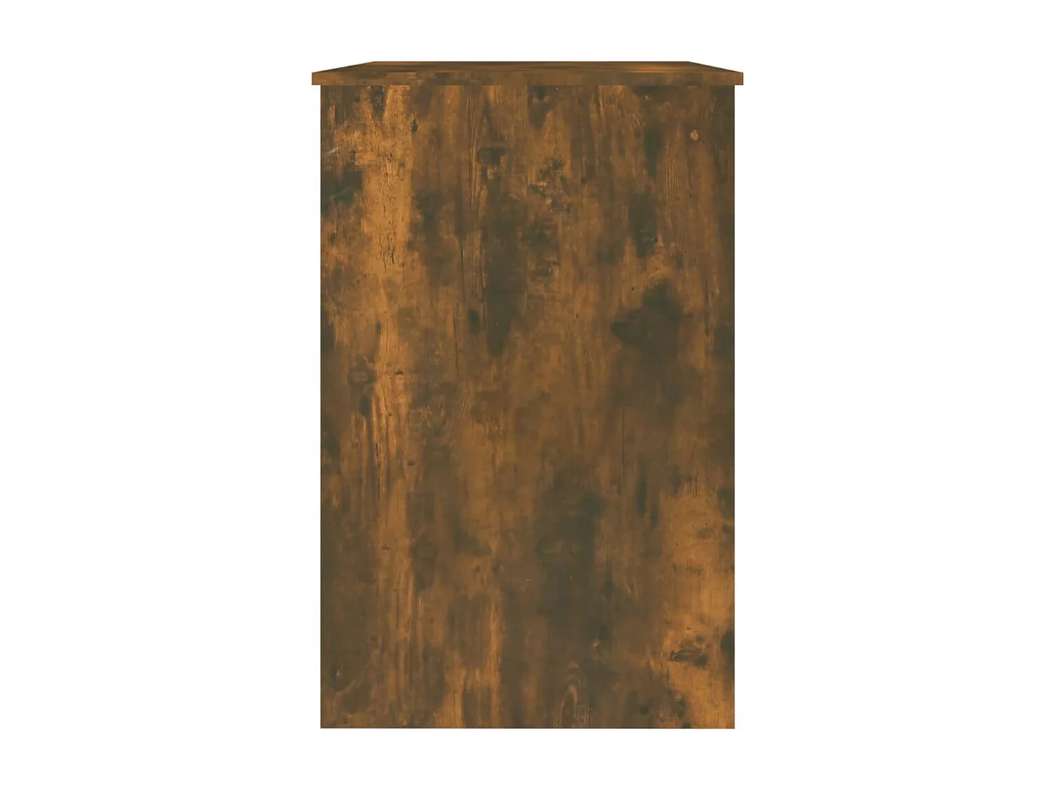 Mesa de escritorio puesto de trabajo mueble para ordenador estudio informático roble ahumado 100 x 50 x 76 cm madera contrachapada marrón 02_0023566