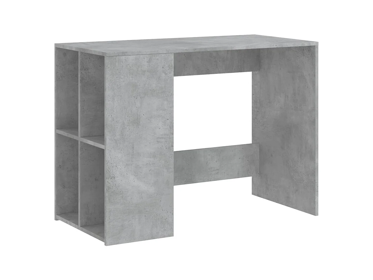 Bureau table poste de bois marron 102 x 50 x 75 cm 02_0023831