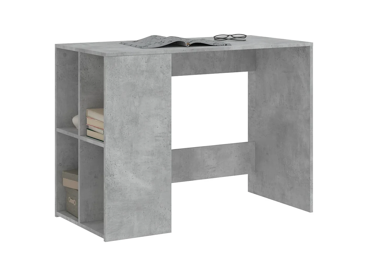 Bureau table poste de bois marron 102 x 50 x 75 cm 02_0023831