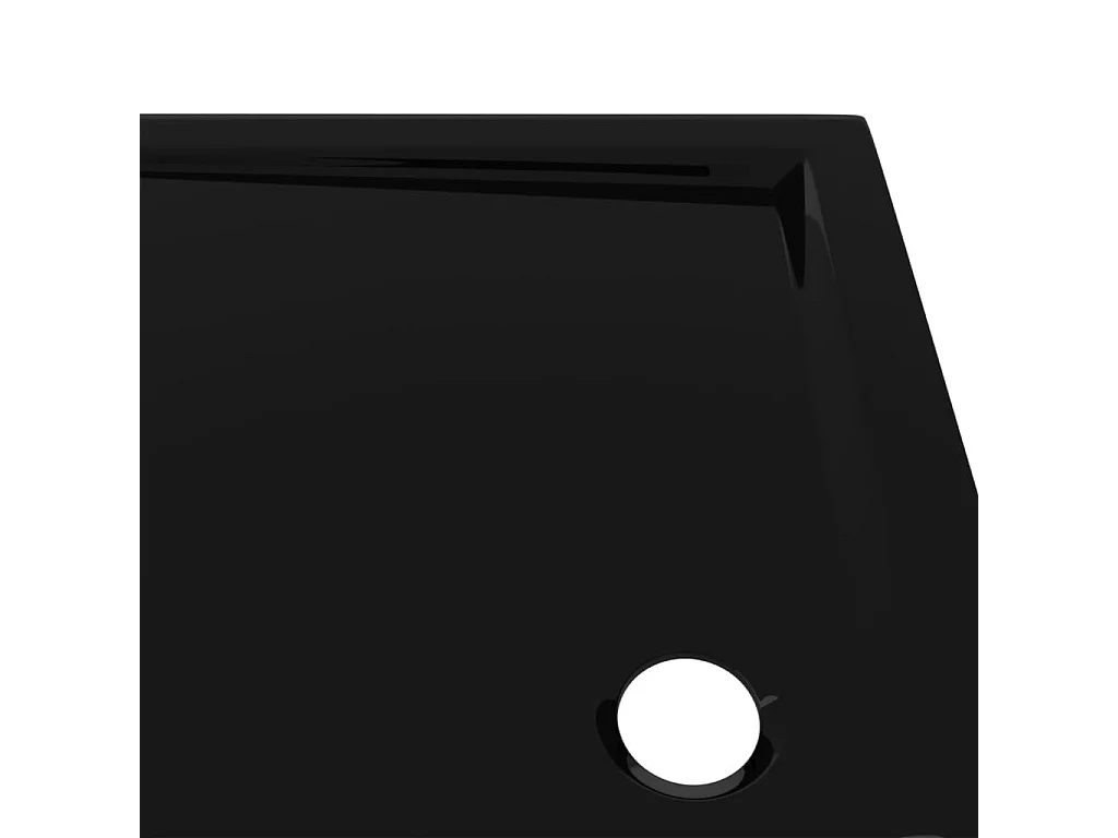 Base de chuveiro base de chuveiro base de chuveiro banheiro vaso sanitário interior de casa retangular 80x100 cm ABS preto 02_0001956