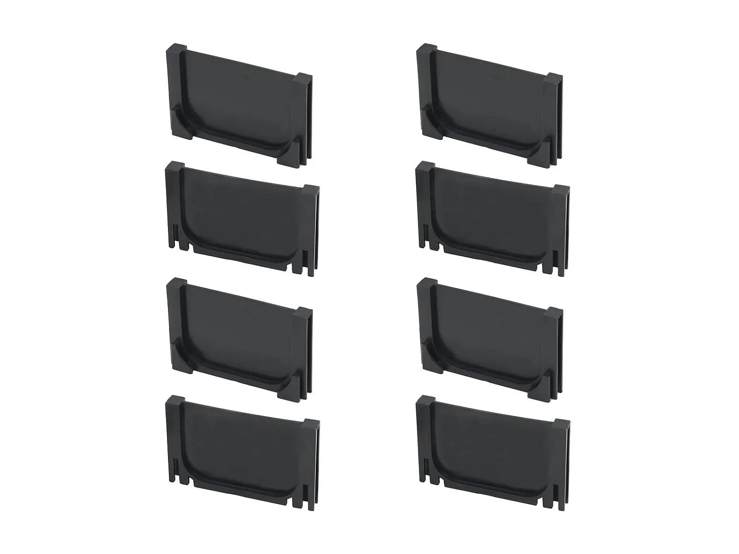 Canal de drenagem 4 peças plástico 4 m 02_0002995