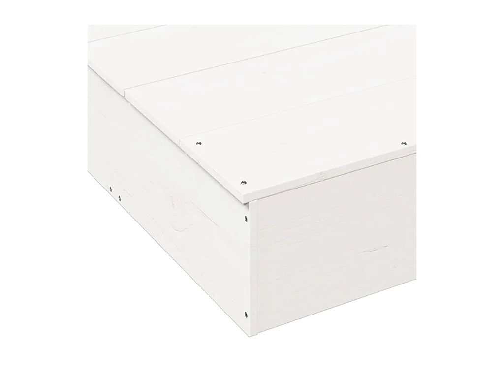 Sabbiera area giochi per bambini da giardino esterno con copertura in legno massello di pino bianco 02_0041511