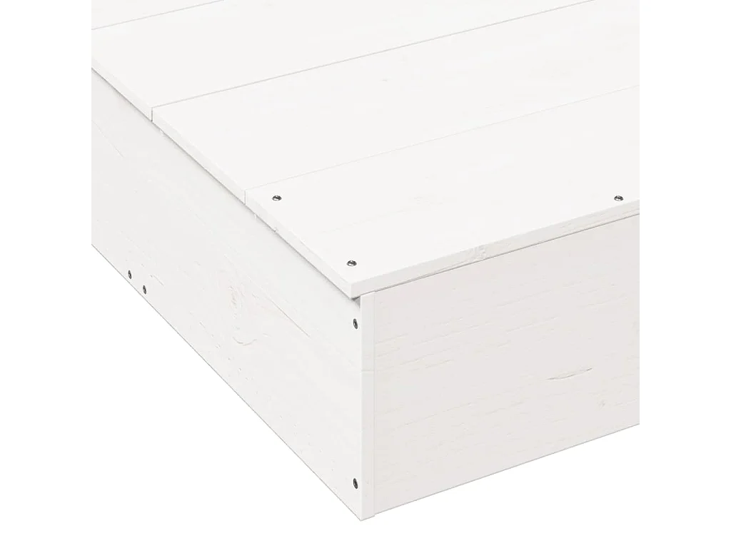 Arenero zona de juegos infantil jardín exterior con cubierta de madera maciza de pino blanco 02_0041511