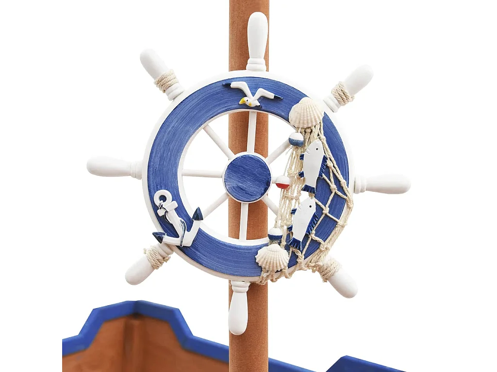 Caixa de areia para navio pirata em madeira de abeto 190 x 94,5 x 101 cm 02_0005052