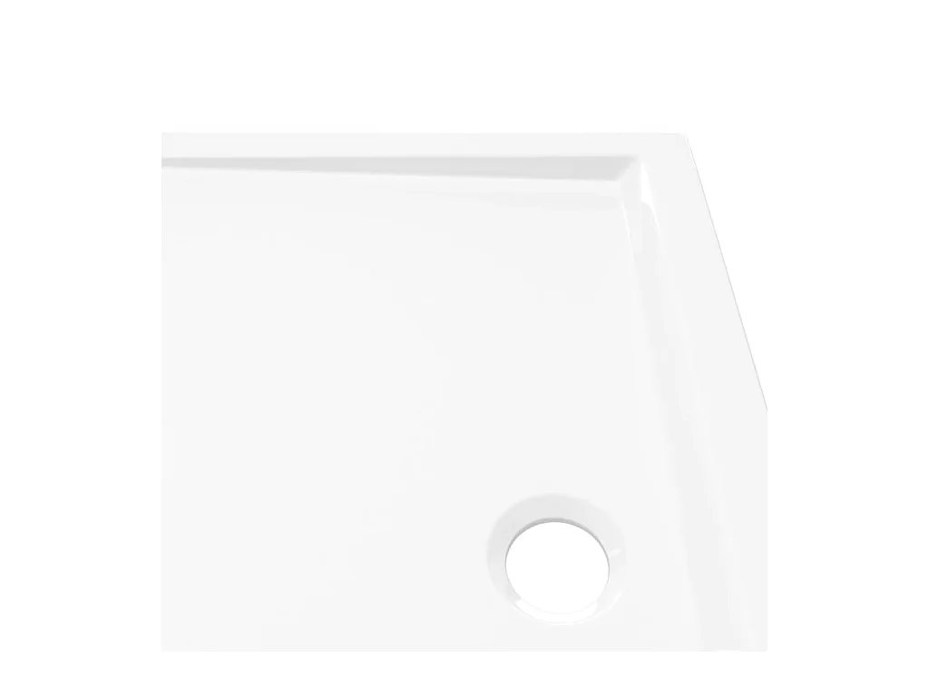 Base de chuveiro base de chuveiro base de chuveiro banheiro banheiro chuveiro interior de casa retangular ABS 80 x 100 cm branco 02_0001947